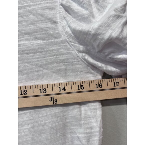 We The Free Women’s White Ruched Sleeve Long Sleeve Top XS - Picture 4 of 11